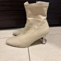 RANDA ストレスフリー/ソフト ストレッチ 底裏デザインショートブーツ
