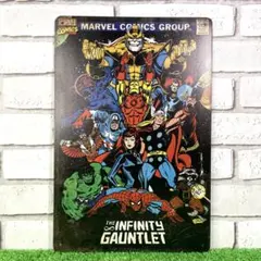 772番】マーベルコミック アメコミ アメリカン雑貨 アベンジャーズ ブリキ看板