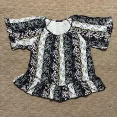 OUP SEO BOUGER 花柄 チュニック 半袖