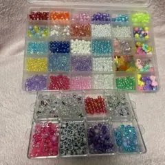 多色プラスチックビーズセット