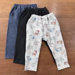 GU 100cm サマナルパンツ 3枚セット