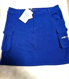 デルソル DELSOL カーゴスカート LL 　ブルー
