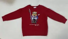 RALPH LAUREN POLO BEAR スキー 赤 トレーナー