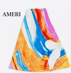 ✨美品✨アメリヴィンテージ ロングスカート　ペイントアート ameri