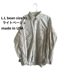 L.L.Bean エルエルビーン コットンシャツ シャモアクロス メンズXL