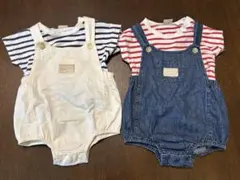 ロンパース・Tシャツ　4点セット