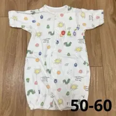半袖ベビーカバーオール　はらぺこあおむし