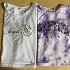 LOS ANGELES タイダイ柄 クロップド丈 Tシャツのサムネイル