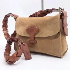 Ralph Lauren Rare Braided Suede Bag 1333のサムネイル
