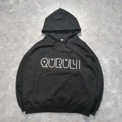 ✨大人気！QURULI くるり オーバーサイズパーカー M 黒