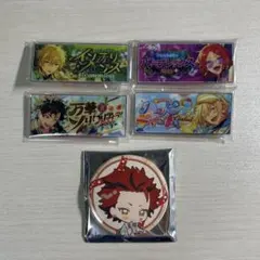 あんスタ 天祥院英智 南雲鉄虎 葵ゆうた 羽風薫 鬼龍紅郎 バナコレ 缶バッジ