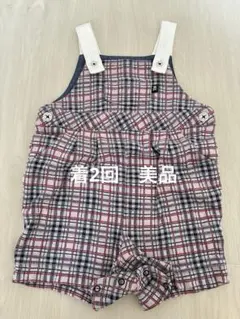 【お値下げ中】familiar ロンパース　サロペット　サイズ70