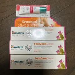 Himalaya FootCareCream 50g×3個 + Lip Balm