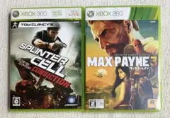 Xbox360 スプリンターセル コンヴィクション+マックスペイン3 セット