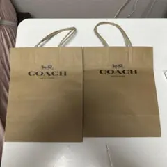 COACH ブラウンショップ袋