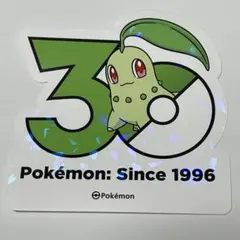 ポケモン 30周年 韓国限定ステッカー チコリータのサムネイル
