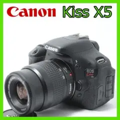 運動会◎✨Canon Kiss X5 Wレンズ 一眼レフカメラ スマホ転送 - メルカリ