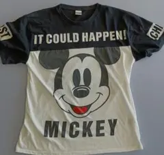 2601-15　Disney ミッキーマウス Tシャツ 半袖　Lサイズ