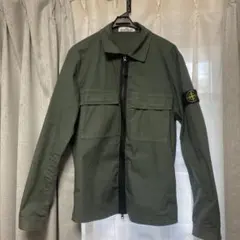 STONE ISLAND ジップアップ オーバーシャツ - メルカリ