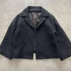 美品 IENA イエナ ツイードジャケット ショート丈 ワイドスリーブ 日本製