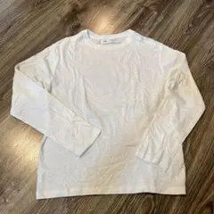 ZARA ホワイト長袖Tシャツ ロンT 152