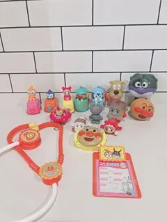 アンパンマン おもちゃセット 聴診器付き　まとめ売り　ガチャガチャ