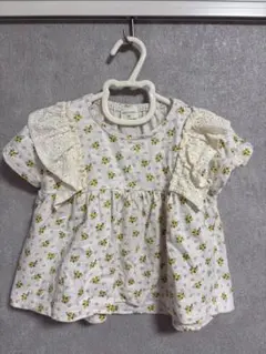 SIMPLE FREE 花柄レースTシャツ 90