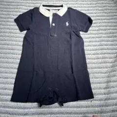 Ralph Lauren ネイビー ポロロンパース BM