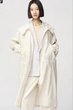 新品タグ付きUNIQLO U コットンフーデットコートM