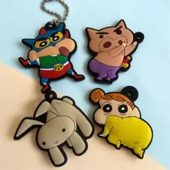 クレヨンしんちゃん アクリルキーホルダー4個セット