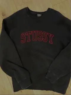 STUSSY ステューシー　ブラック スウェット L