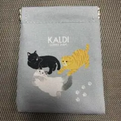 KALDI カルディ ぱっちんポーチ 猫 ねこの日