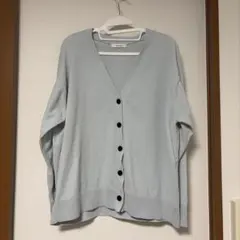 【美品】【GLOBAL WORK】【Mサイズ】モールニットVネックカーディガン