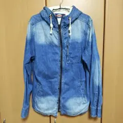 NATIVE LOUNGE フード付きデニムジャケット L