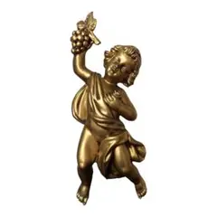 美品 アンティークゴールド エンジェル ブドウ②