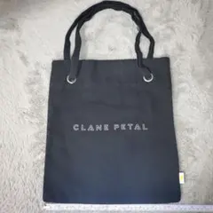 CLANE PETAL　クラネペタル　キャンバス 3ポケットトートバッグ　黒
