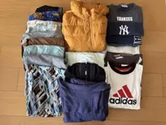 140サイズ　男の子服　まとめ売り　19点　パジャマ、アウター入り