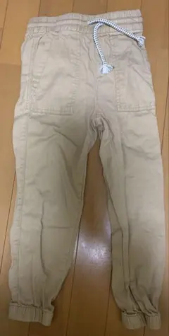 H&M ズボン　ベージュ　ジョガーパンツ　120cm 6歳