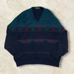 【80S PETER GRIBBY イギリス製 ニット US古着 セーター】