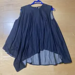 ENFOLD ノースリーブトップス ネイビー 38