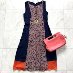 美品 ダイアンフォンファステンバーグ ロングワンピース シルク