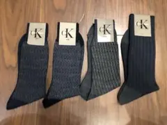 【新品未使用】Calvin Klein ソックス メンズ 25サイズ 4足セット