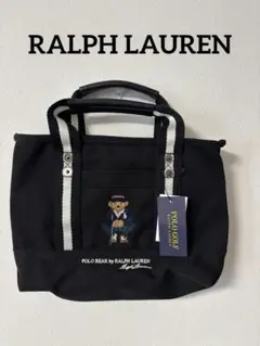 Ralph Lauren ポロベア ゴルフ　カートバッグ　トートバッグ 黒のサムネイル