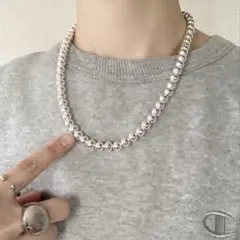 ★入荷不定期★大人気　ボールチェーン シルバー925 コーティング　ネックレスのサムネイル