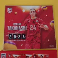 バレーボール男子日本代表2026 トレーディングmini色紙 小野寺太志