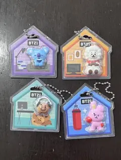 BT21 キャラクターキーホルダーセット