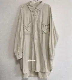 リネン混 CPOシャツ ベージュ ローリーズ