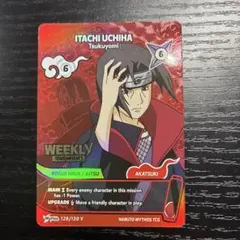 海外版】NARUTO MYTHOS TCG イタチ 128/130 V - メルカリ