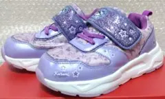 ★中古★Kaepa クロミ スニーカー パープル 星柄 キッズ☆19cm☆のサムネイル