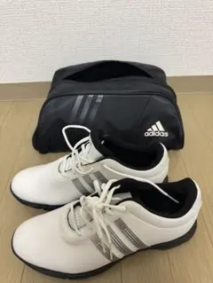 adidas ゴルフシューズ ホワイト バッグ付き